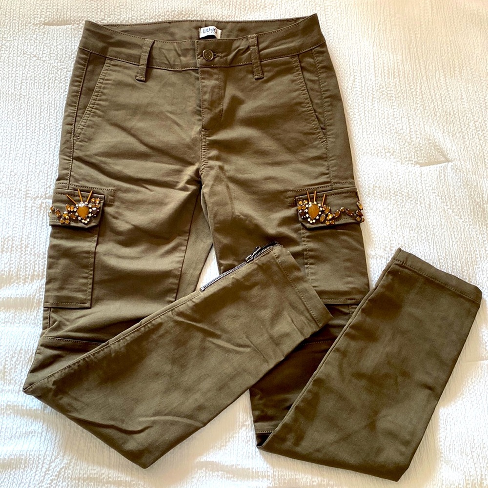 Liu Jo Olive Green Jeans size 29 EUR